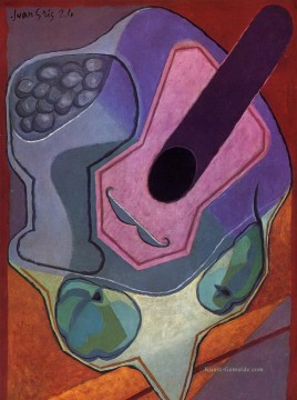 Violine mit Obst 1924 Juan Gris Ölgemälde